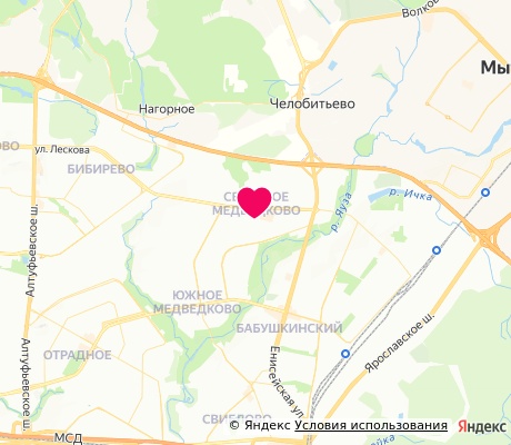 На карте
