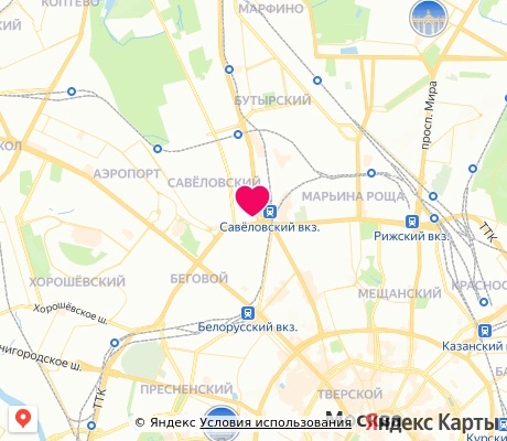 На карте