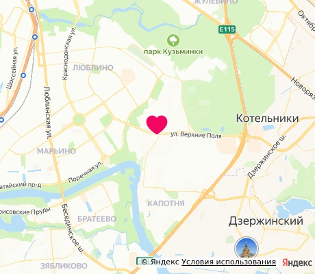 На карте