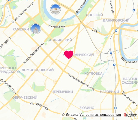 На карте