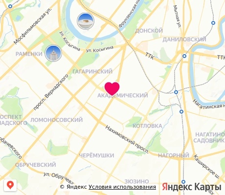 На карте