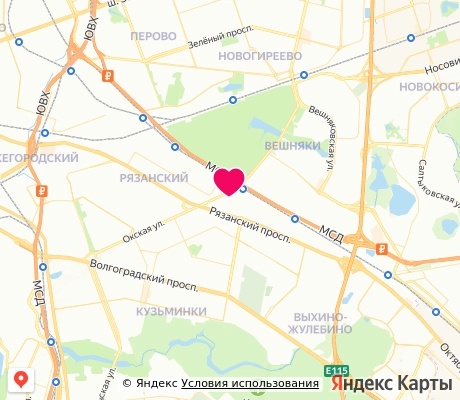 На карте