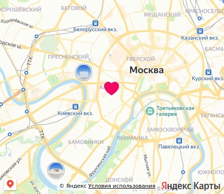 На карте