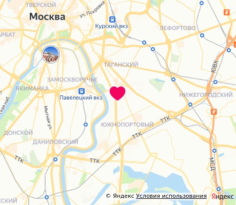 На карте