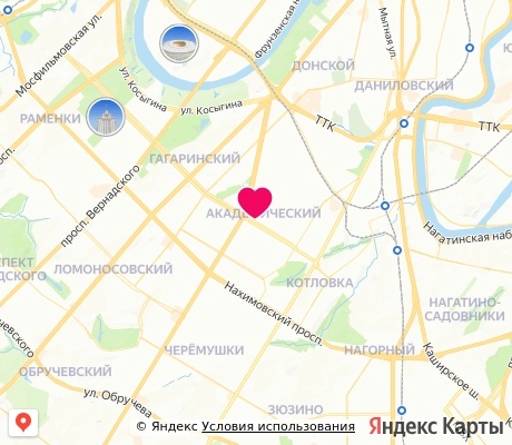На карте