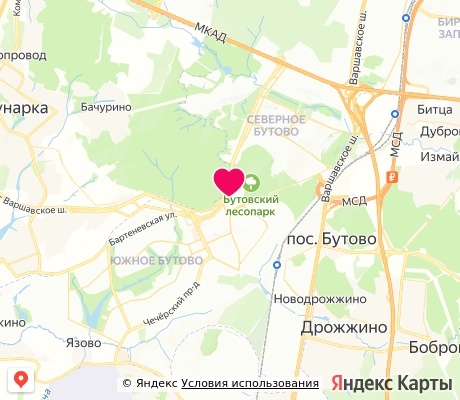 На карте