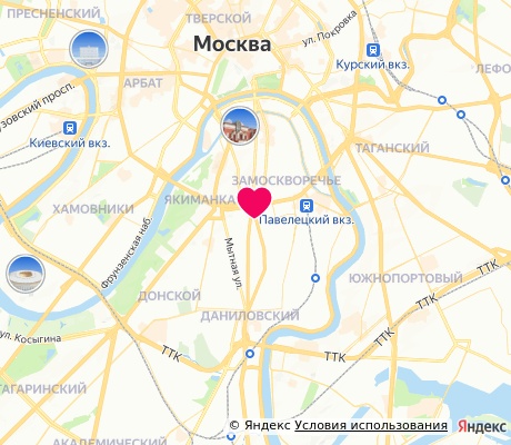 На карте