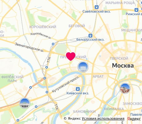 На карте