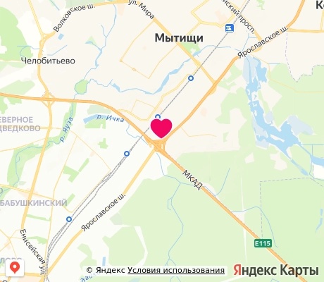 На карте