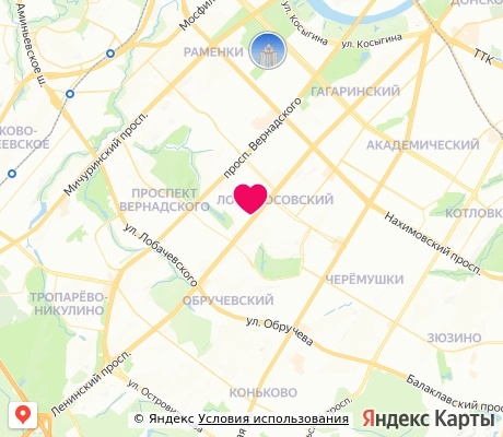 На карте
