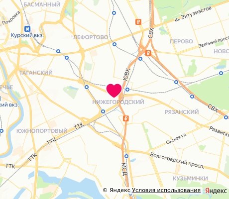 На карте