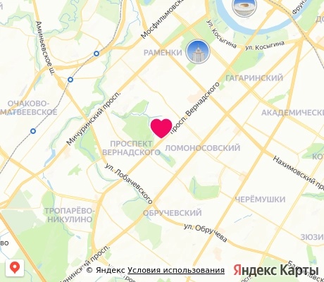 На карте
