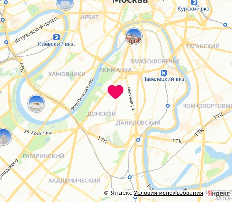 На карте
