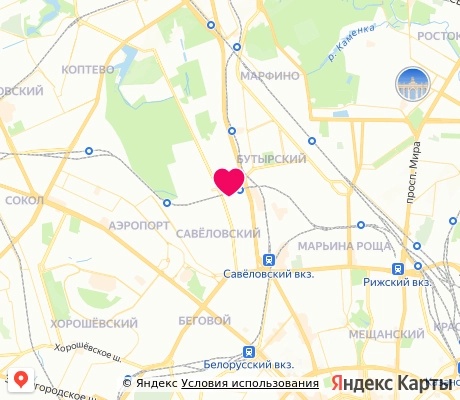 На карте