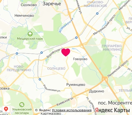 На карте
