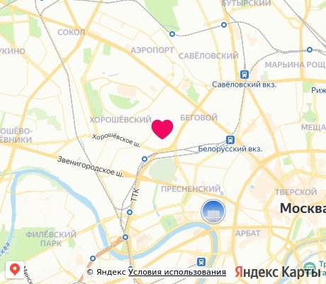 На карте