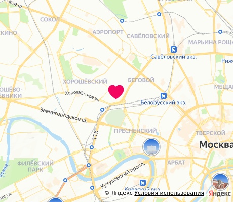 На карте