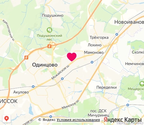 На карте