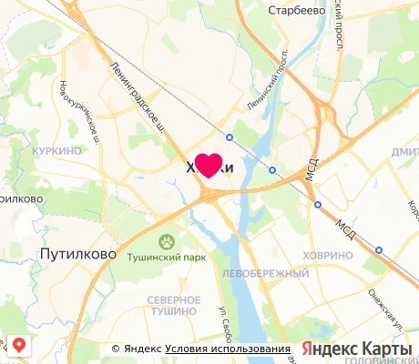 На карте