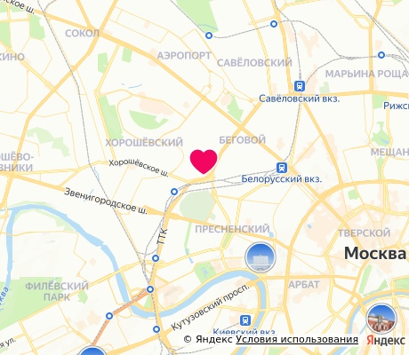 На карте