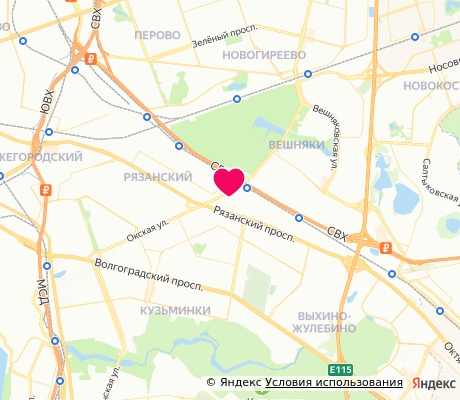 На карте