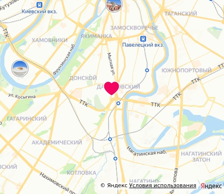 На карте