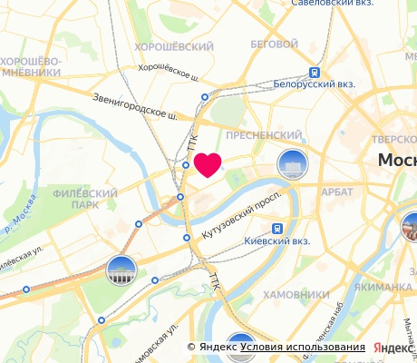 На карте