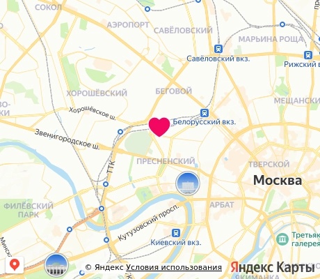 На карте