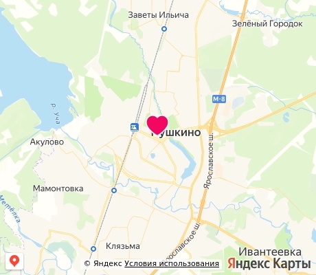 На карте