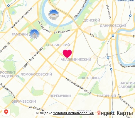 На карте