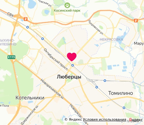 На карте