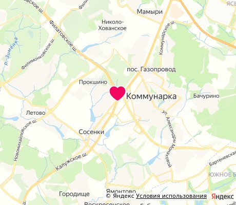 На карте