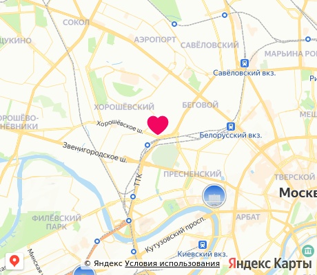 На карте