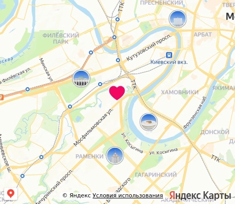 На карте