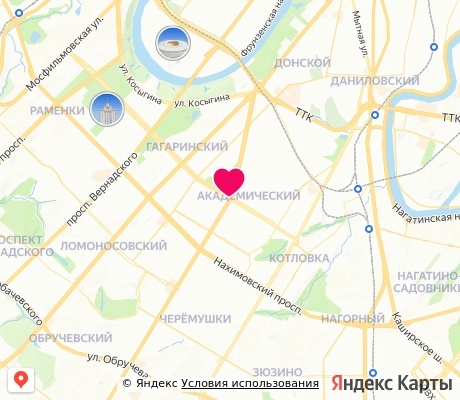 На карте