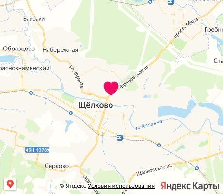 На карте