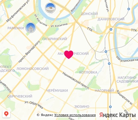 На карте