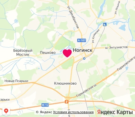 На карте