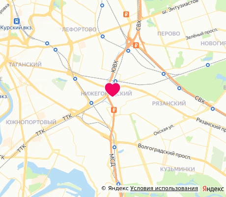 На карте