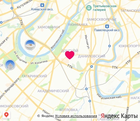 На карте