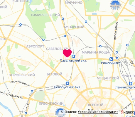 На карте