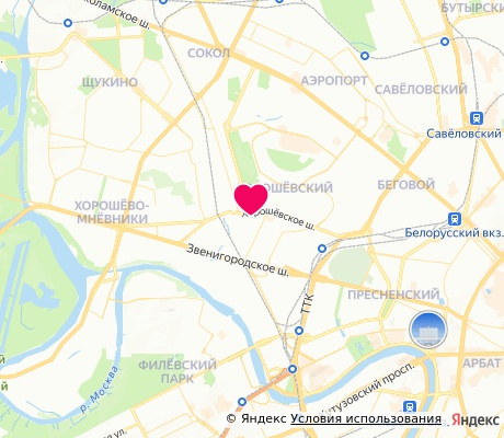 На карте