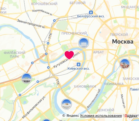 На карте