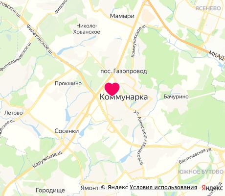 На карте