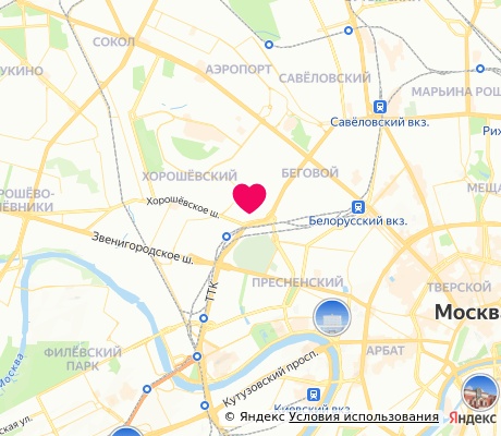 На карте