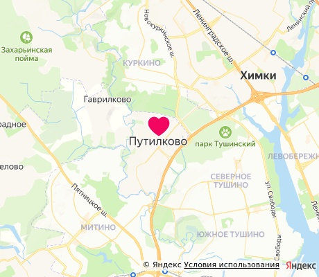 На карте