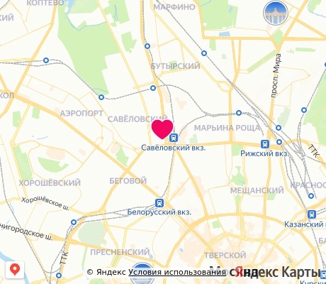 На карте