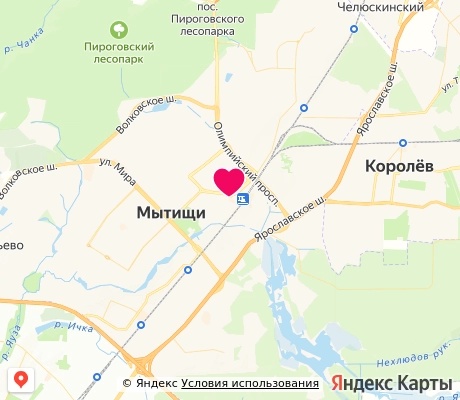 На карте