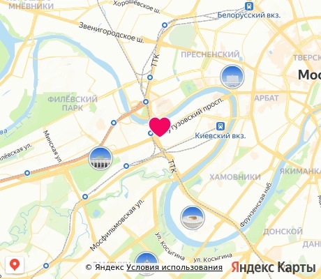 На карте