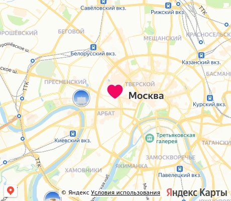 На карте